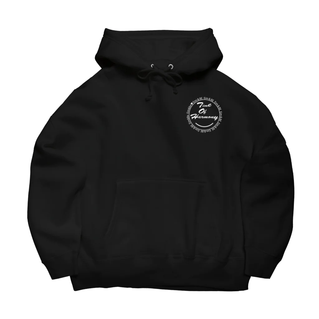 Eim&BeのTime of harmony (ホワイトロゴ) Big Hoodie