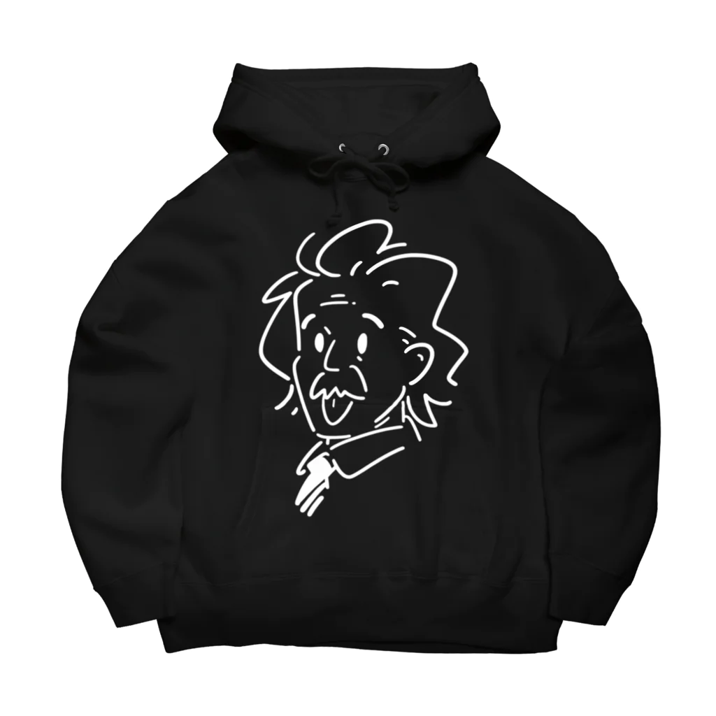 山形屋米店の【白線Ver.】アインシュタイン Big Hoodie