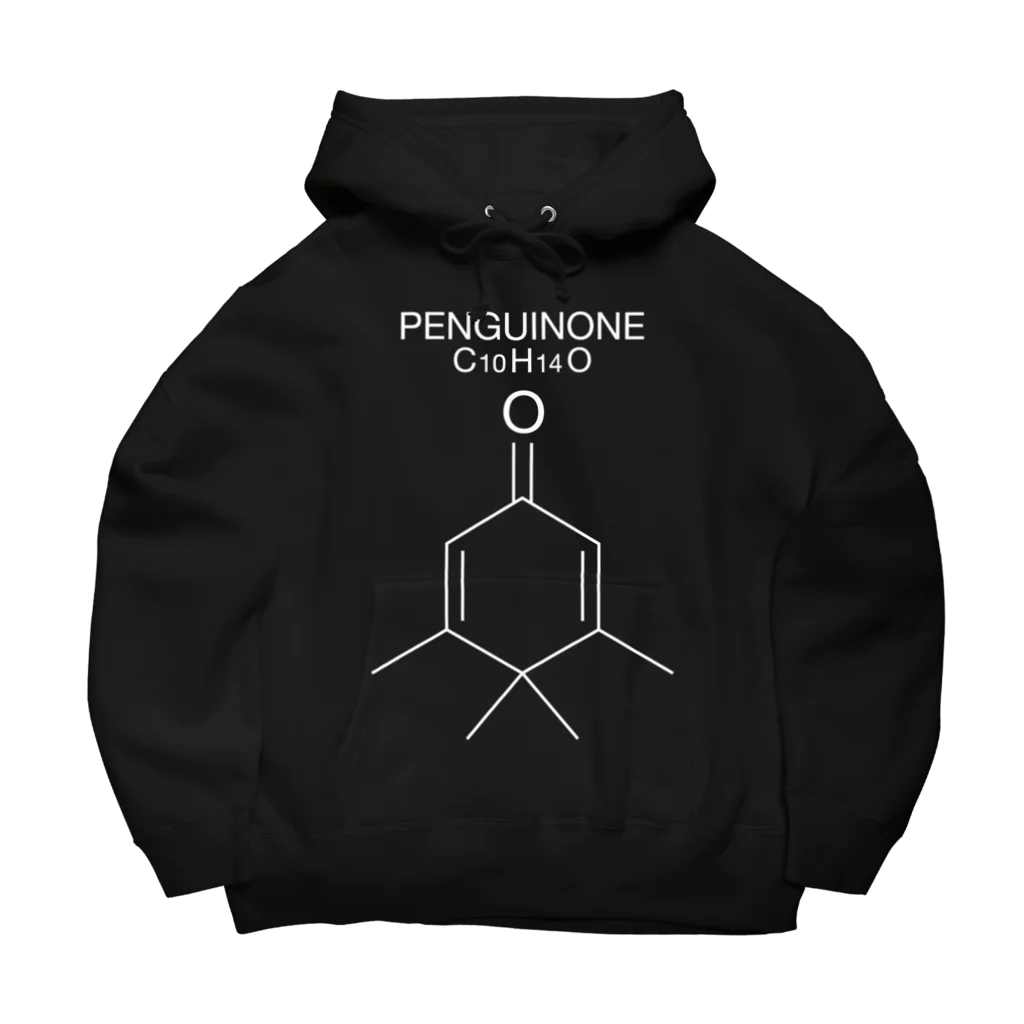PENGUINONE C10H14O-ペンギノン-白ロゴTシャツ / DRIPPED ( dripped 