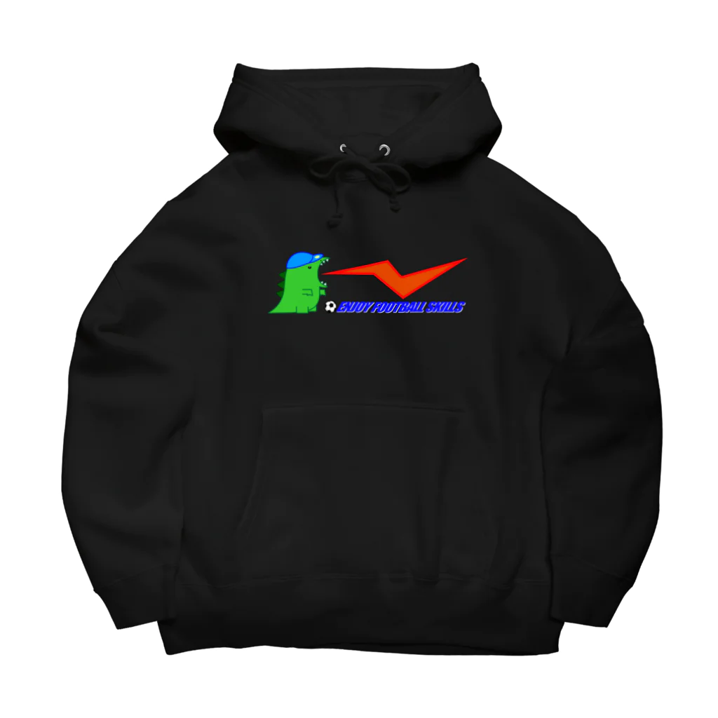 ドリブルTシャツのD-Studioの[EFBS]:怪獣サッカー Big Hoodie