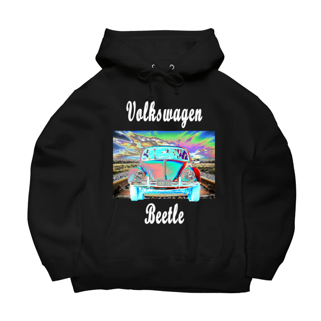 PALA's SHOP　cool、シュール、古風、和風、のVolkswagen Beetle Big Hoodie