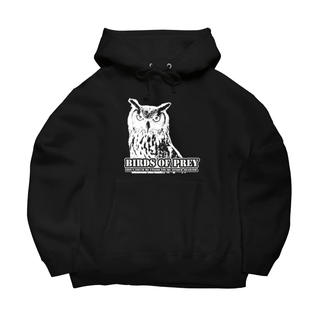 有限会社サイエンスファクトリーのBIRDS OF PREY clear ベンガルワシミミズクver. Big Hoodie