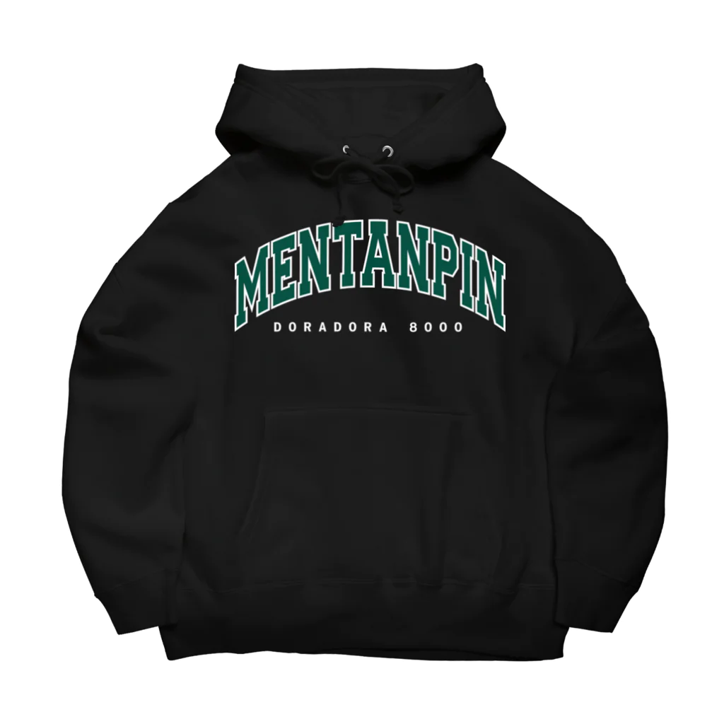 ポンチー麻雀の麻雀 メンタンピンドラドラ8000 アーチロゴ Big Hoodie