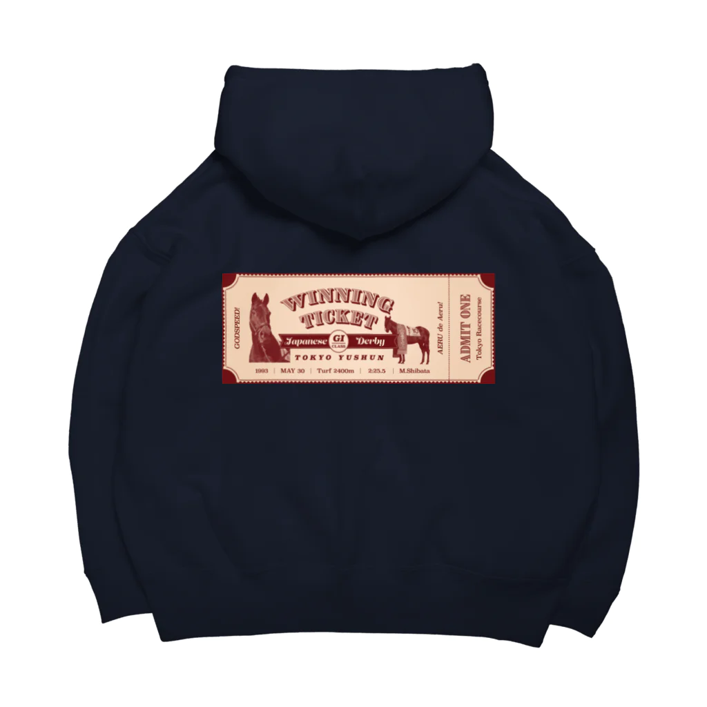 Loveuma. official shopのGodspeed! Winning Ticket by AERU Big Hoodie