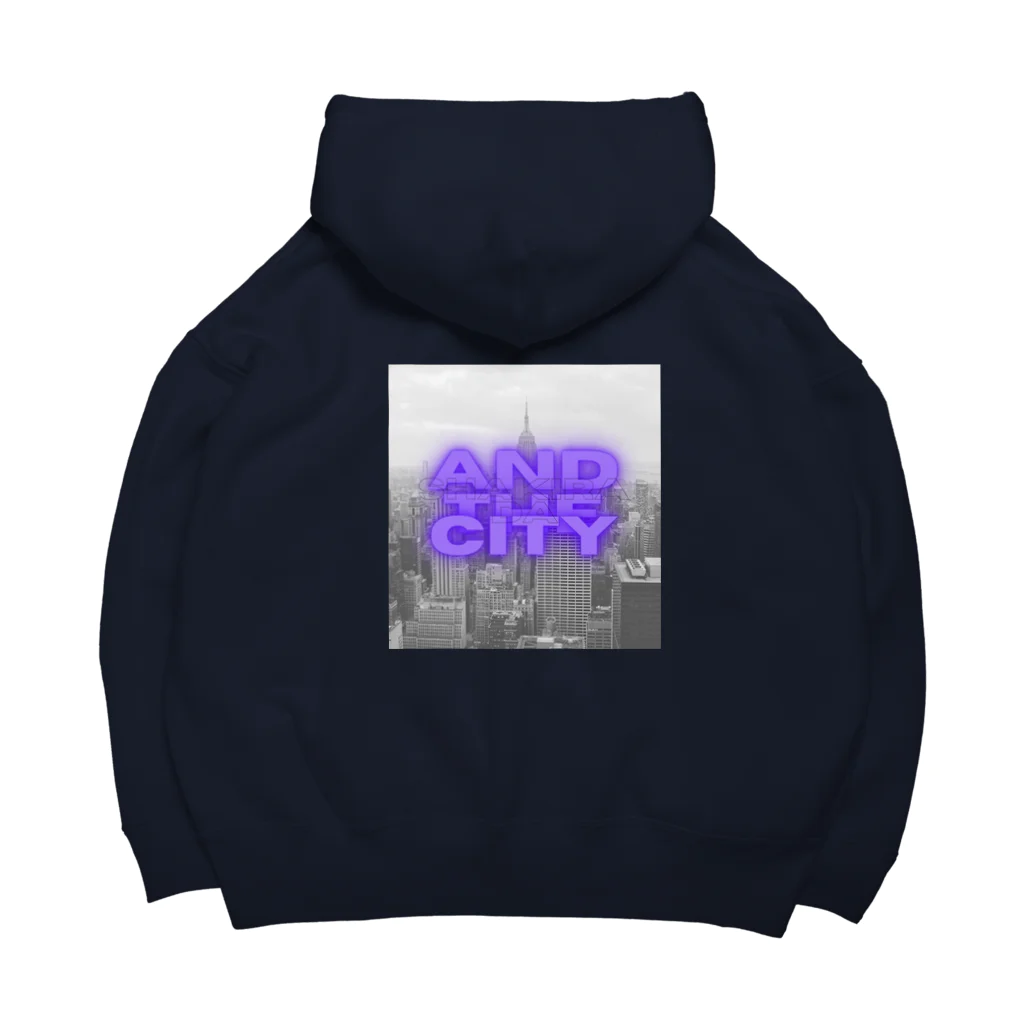 and the cityのAnd the city Big Hoodie