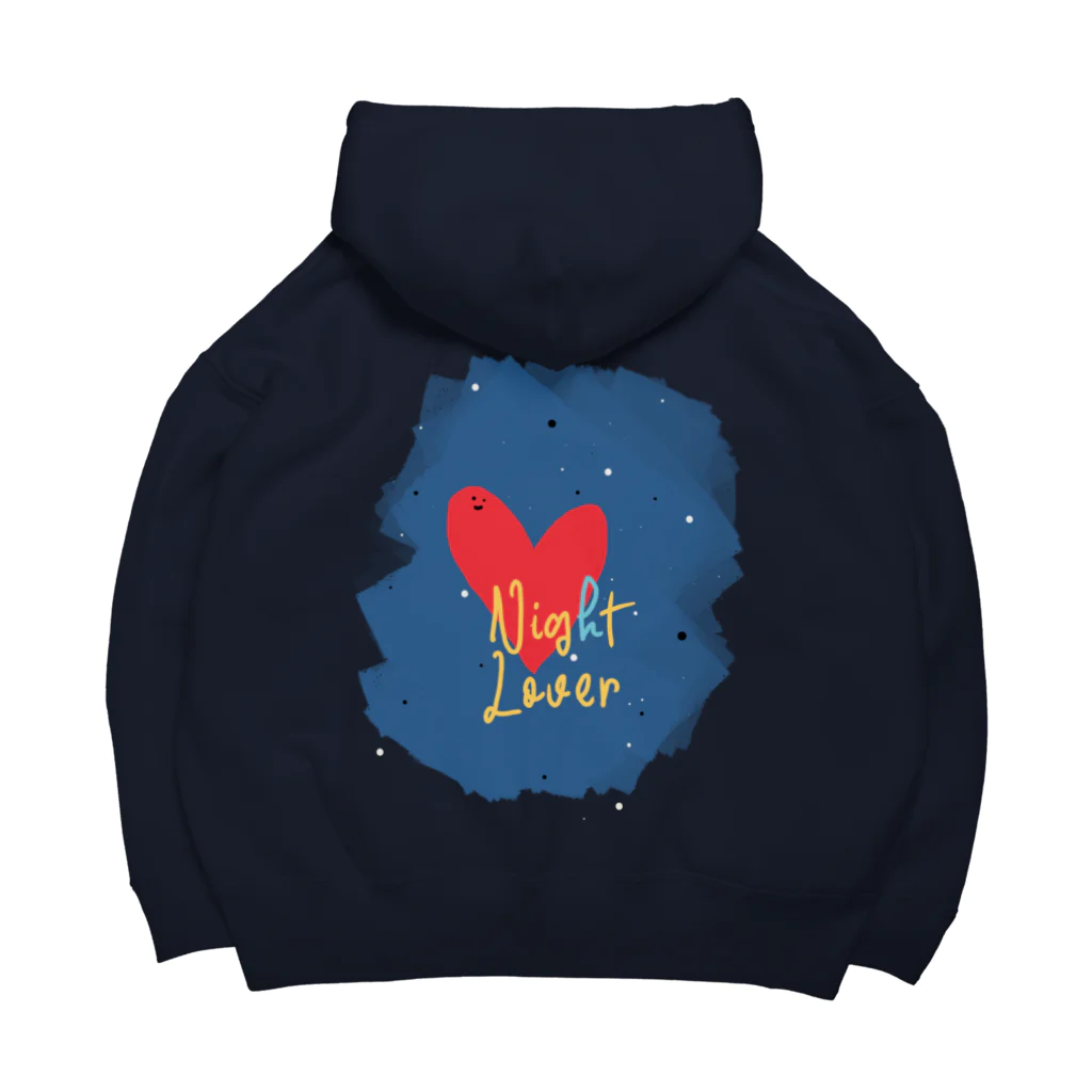 Niea999’s プチハッピー shopのNight lover - renew Big Hoodie