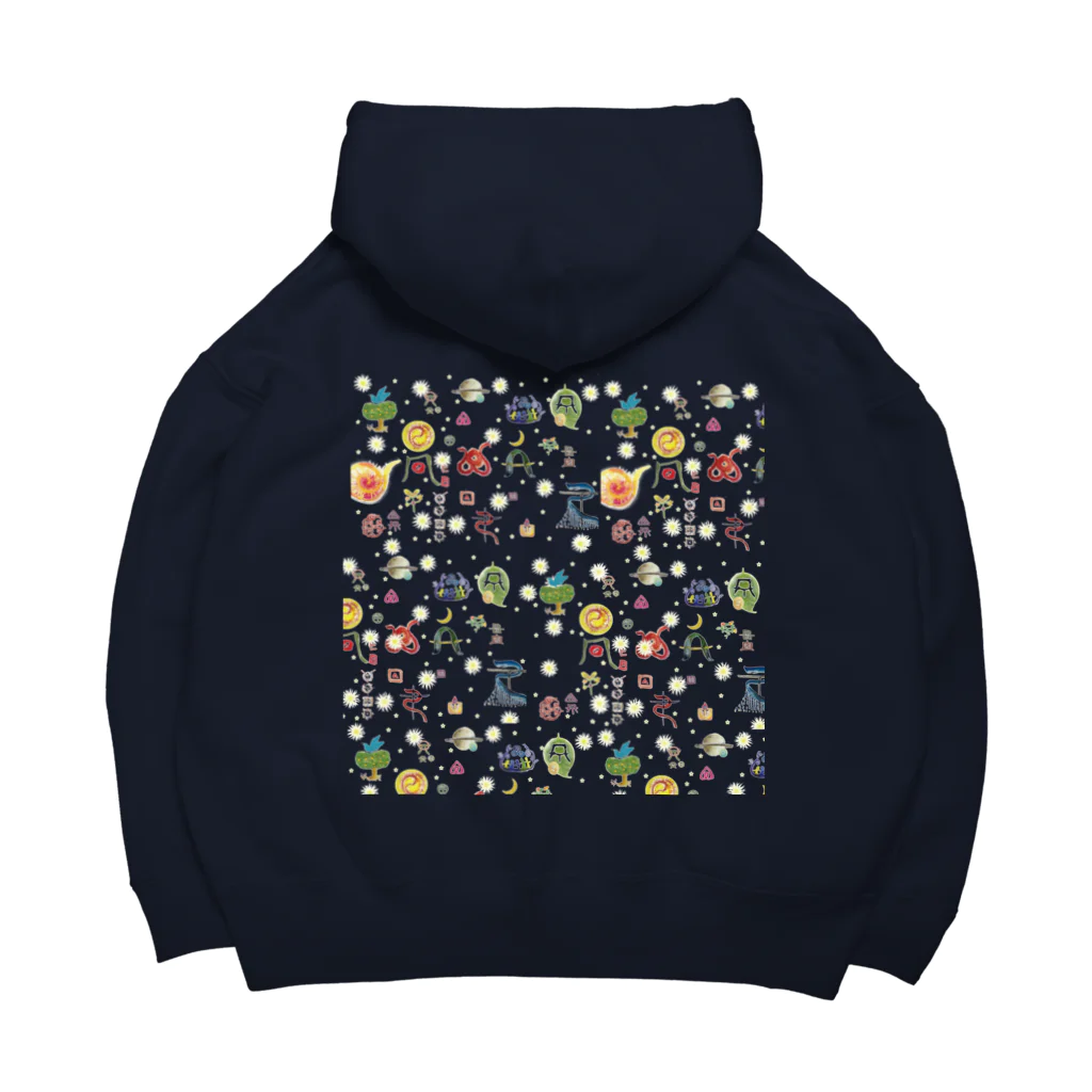 WAMI ARTのヲシテ文字いろいろ Big Hoodie