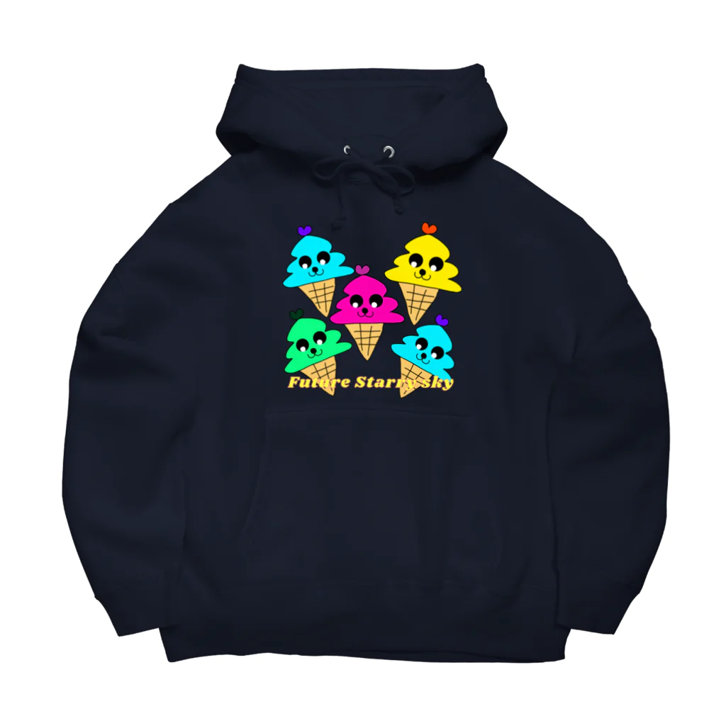 Future Starry Skyのソフトクリーム🍦 Big Hoodie