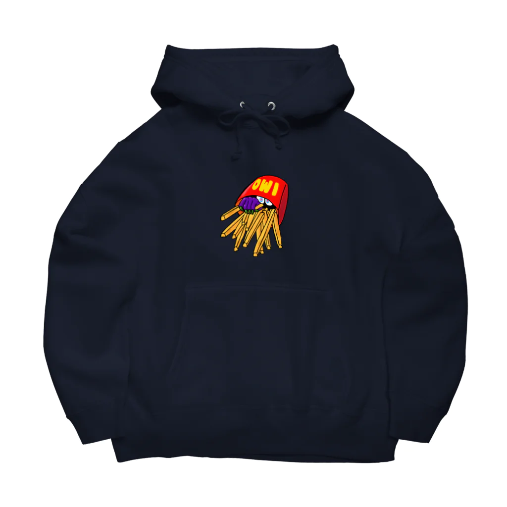 あやしいおばさん くろまめさんのランチ（ポテトのセット） Big Hoodie