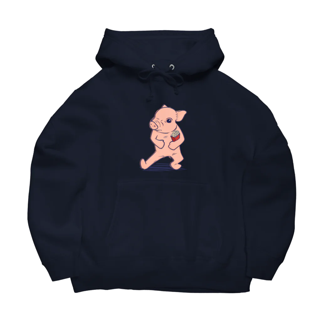 TAKE-TONのミニブタポップコーン Big Hoodie