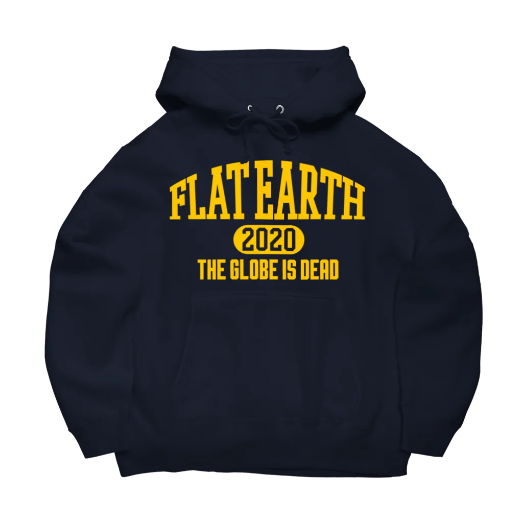 Mappila SHOPのカレッジ風(ミシガンカラー)　フラットアース FLATEARTH Big Hoodie