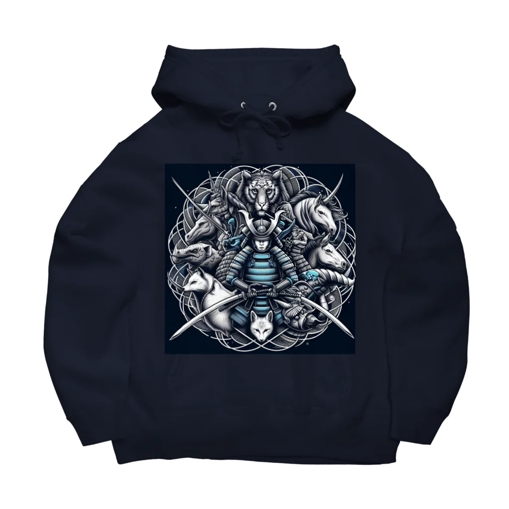 bycatの侍大将とshinobi達 Big Hoodie