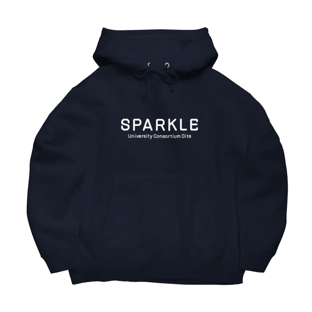 SPARKLEのSPARKLE-シンプル白字 ビッグシルエットパーカー