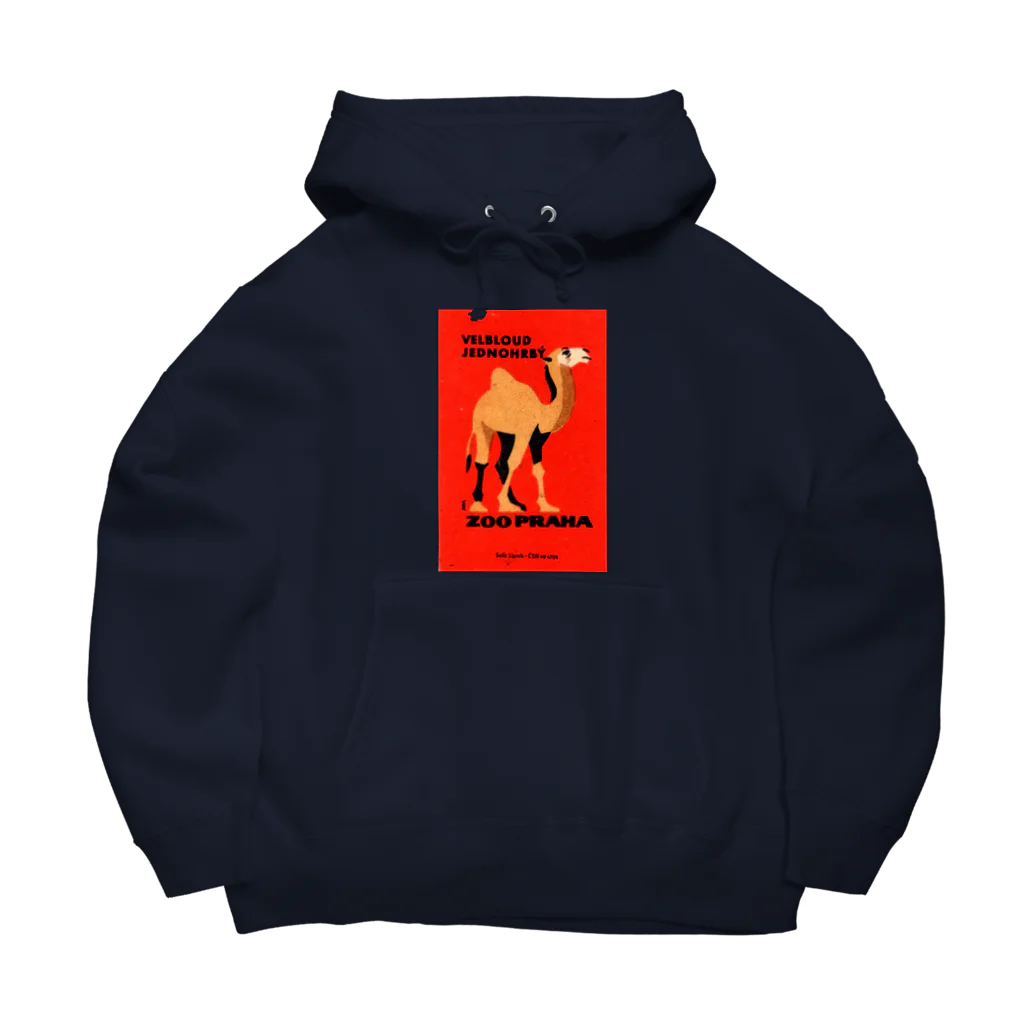 YS VINTAGE WORKSのチェコ　プラハ動物園　ラクダ Big Hoodie