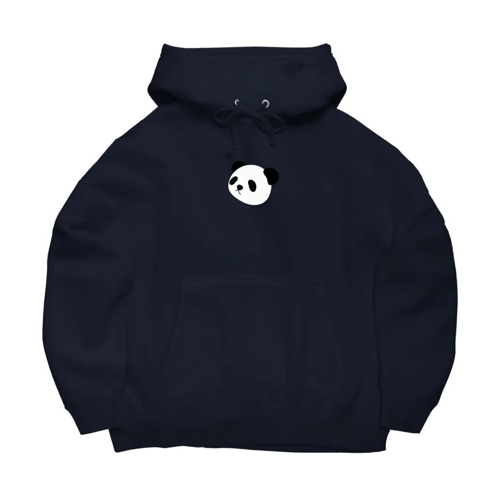 こはるのちょっと横向きパンダくん Big Hoodie