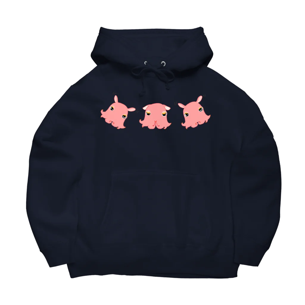 LalaHangeulの3匹のメンダコさん Big Hoodie