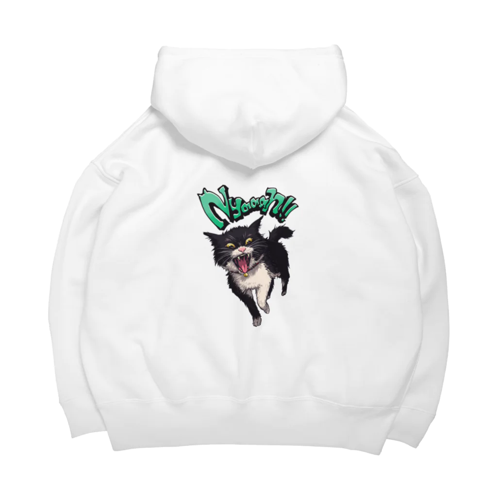 香山の荒ぶる猫様 Big Hoodie