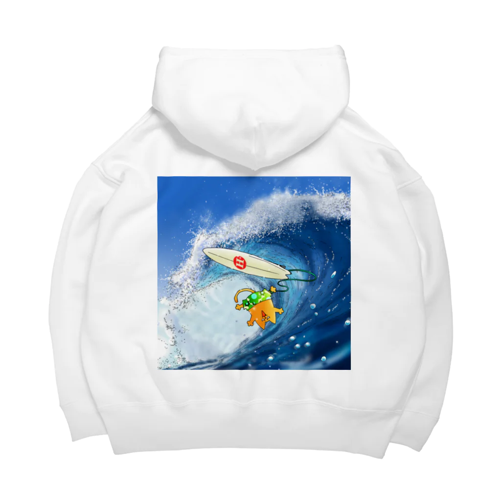 ホンイチのホンイチくん　サーフィン Big Hoodie