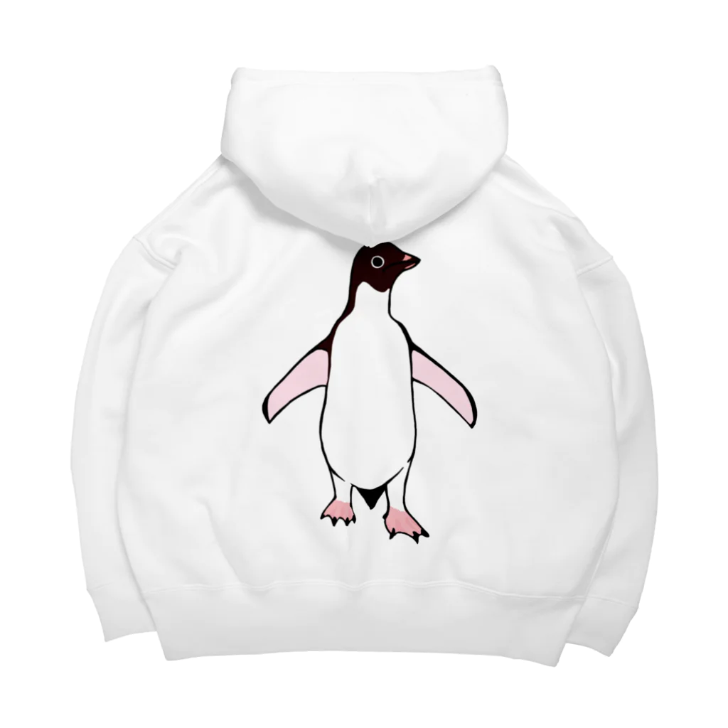 LalaHangeulのあでりーぺんぺん2号　(文字無しバージョン) バックプリント Big Hoodie