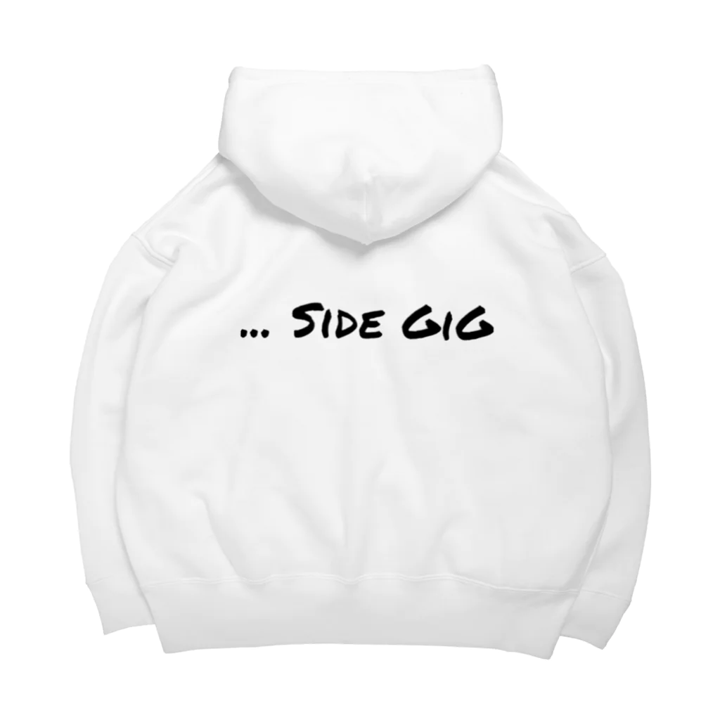 ... Side GiGのside GiG ロゴ ビッグシルエットパーカー