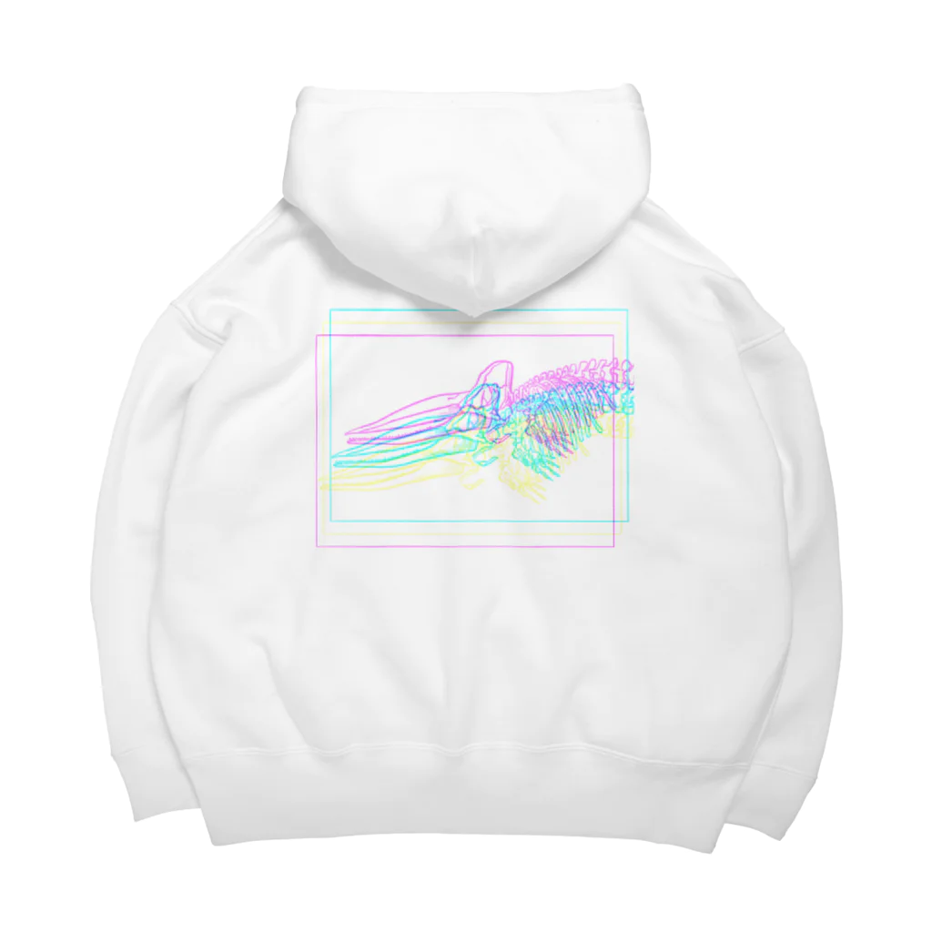 abysseのクジラの骨格パーカー Big Hoodie