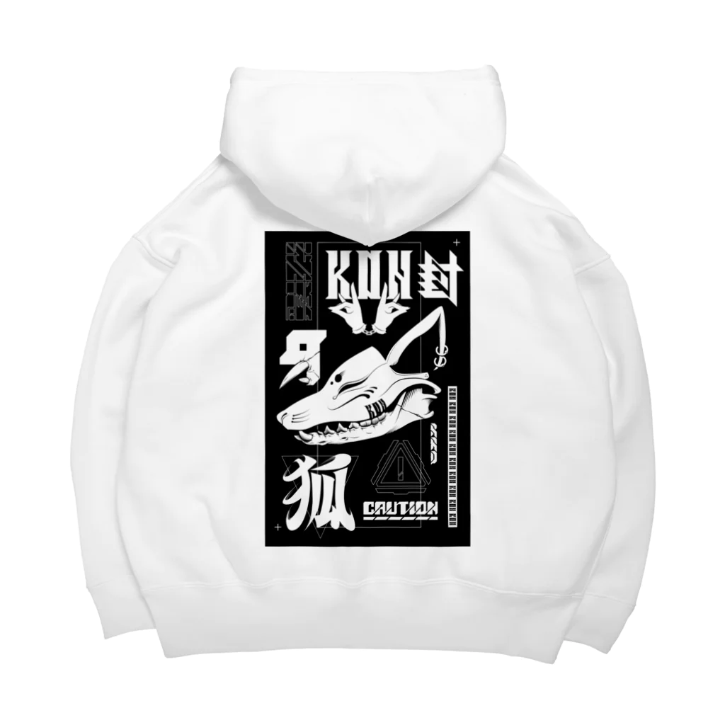 RAD_CREATIVE_LABの『狐 -KON-』 Big Hoodie