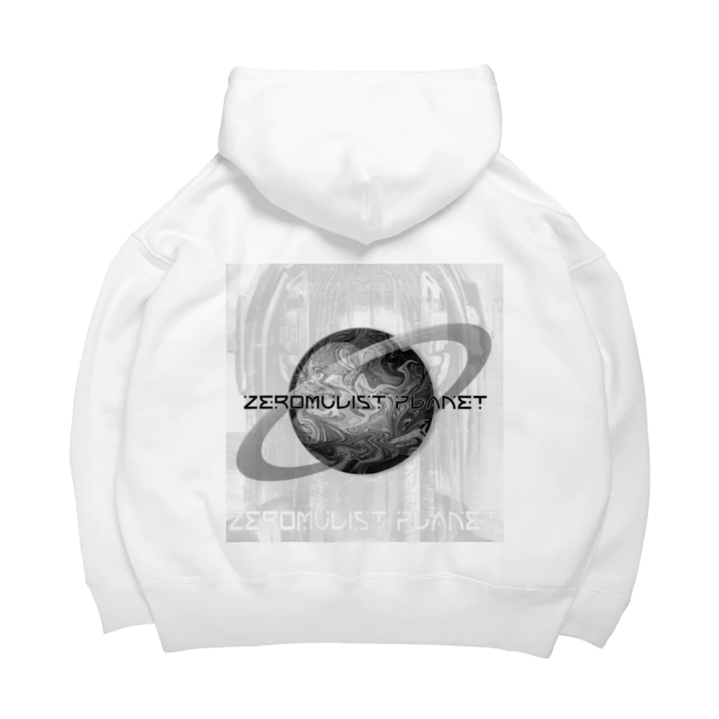 Aimurist のZeromulist planet IAM モノクロ Big Hoodie