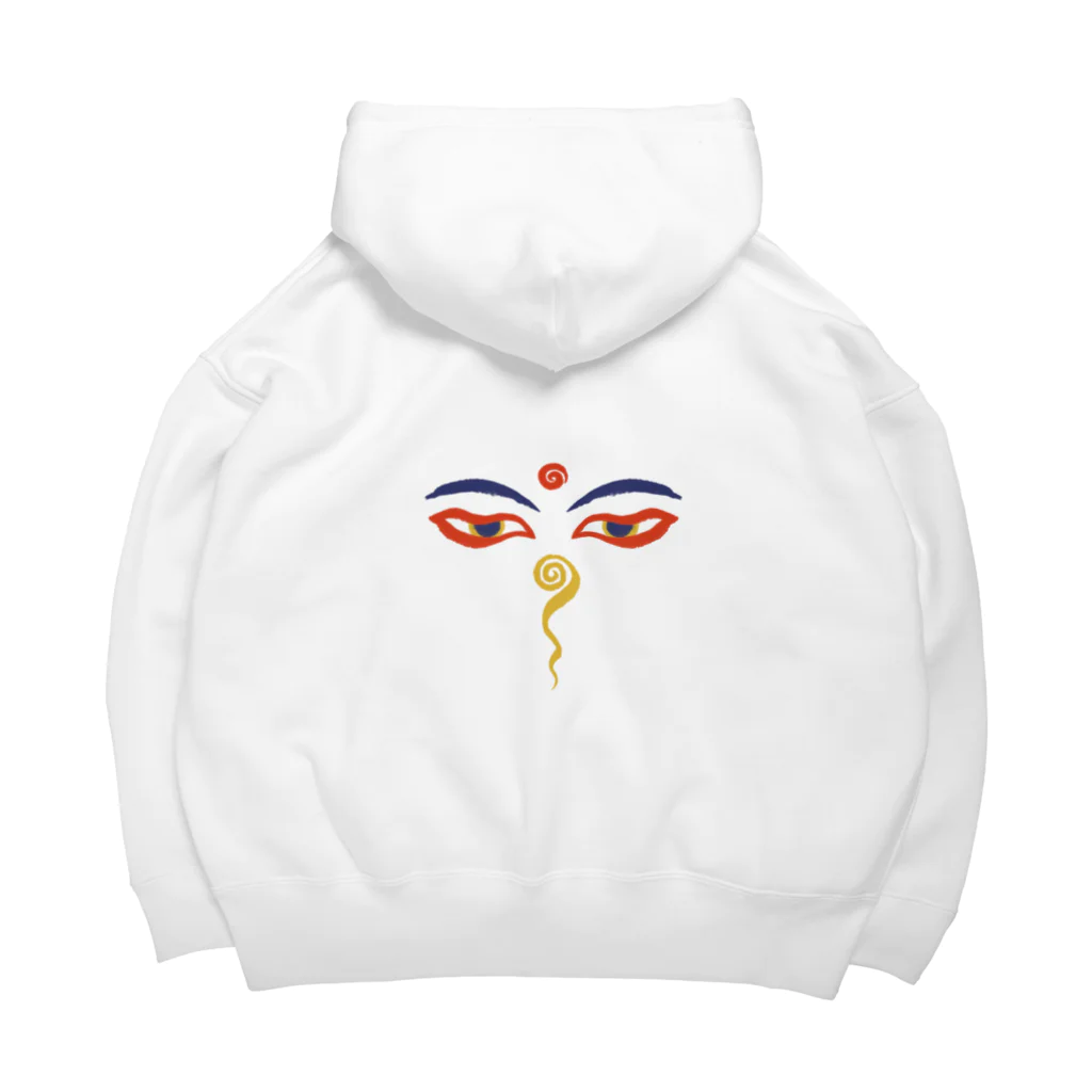 IZANAMI by Akane YabushitaのWisdom Eyes（ブッダの瞳） Big Hoodie