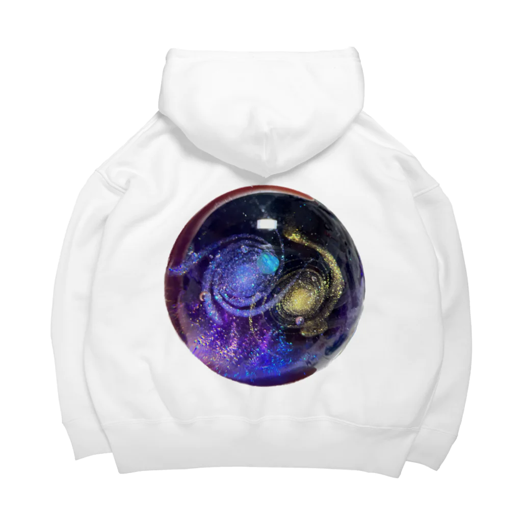 Ripples沖縄レジンアートの宇宙玉レジン Big Hoodie