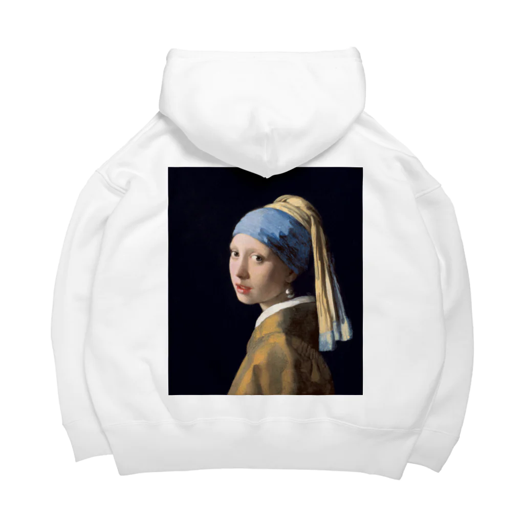 世界美術商店の真珠の耳飾りの少女 / Girl with a Pearl Earring ビッグシルエットパーカー