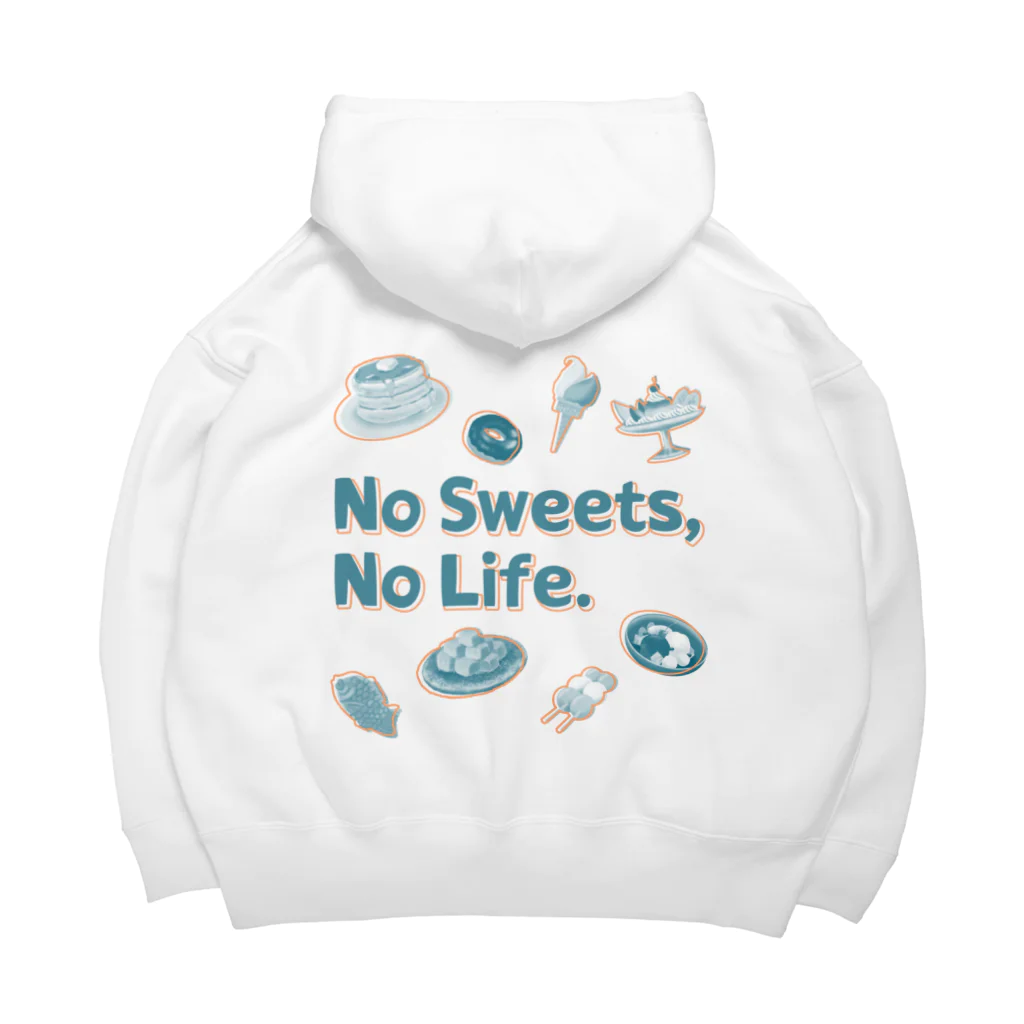 SU-KUのNo Sweets,No Life.Ⅱ Big Hoodie