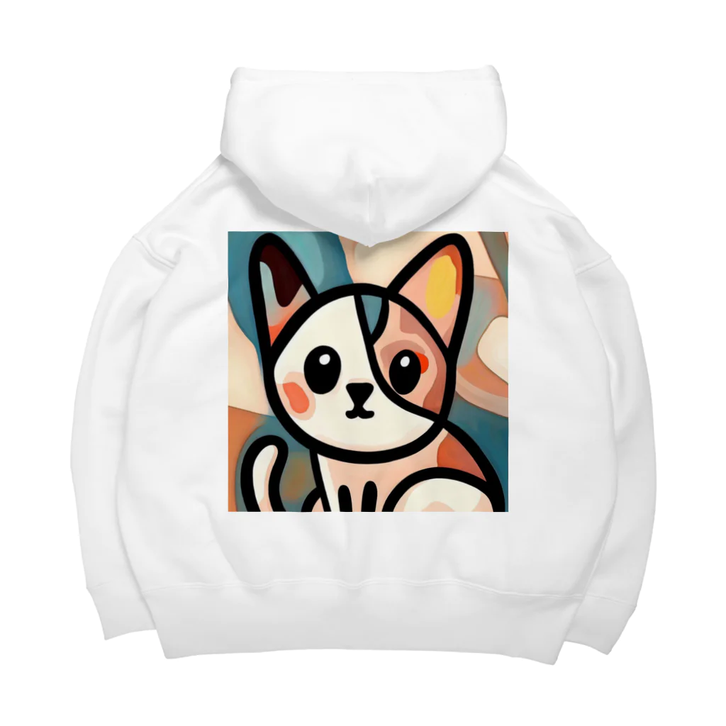 T2 Mysterious Painter's ShopのMysterious Cat Big Hoodie