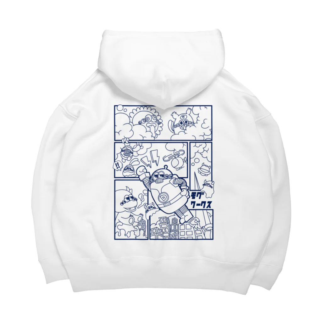 MOG WORK'sの六つ目パンデミック計画 BLUE Big Hoodie