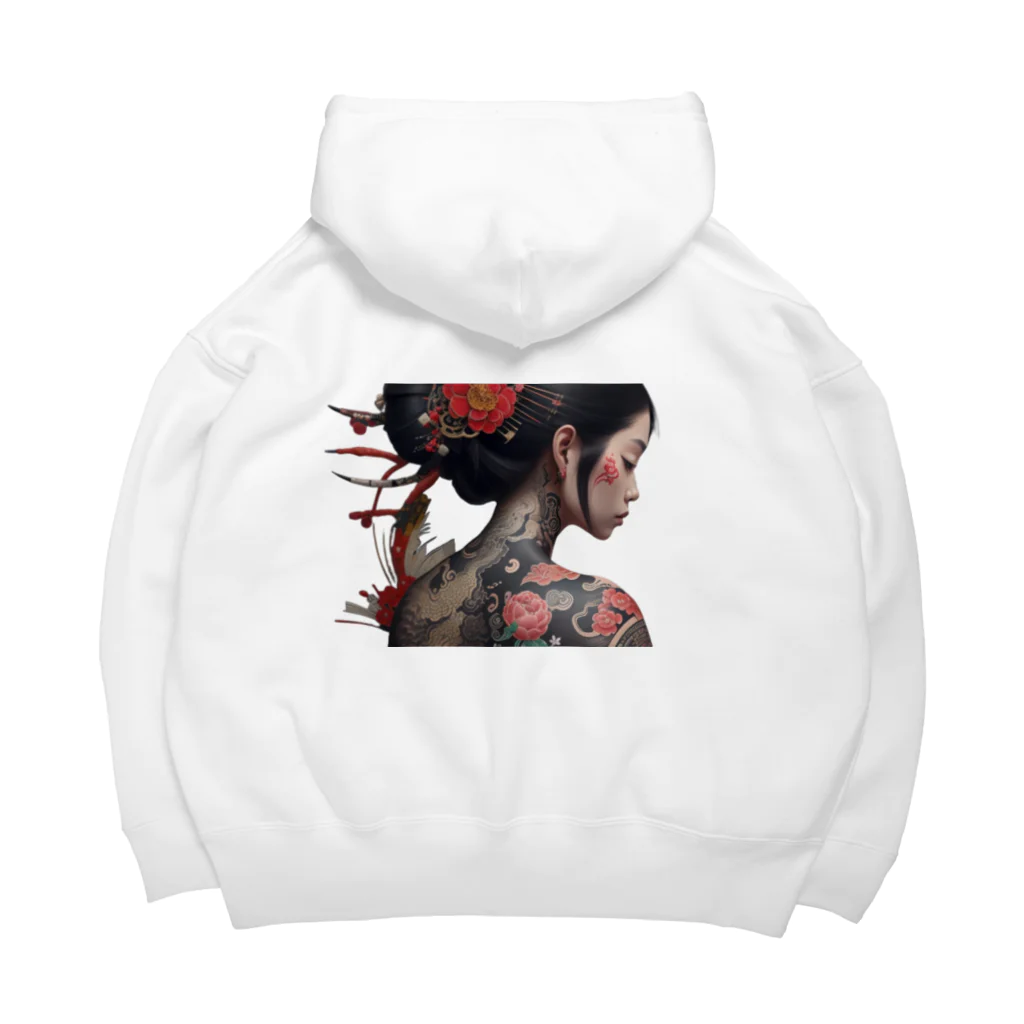 新ーARATAの和彫り美しい女性 Big Hoodie