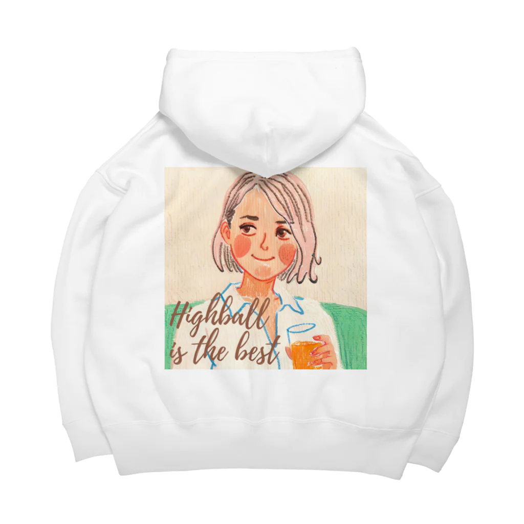 GLC965のHighball Girl#1 Big Hoodie