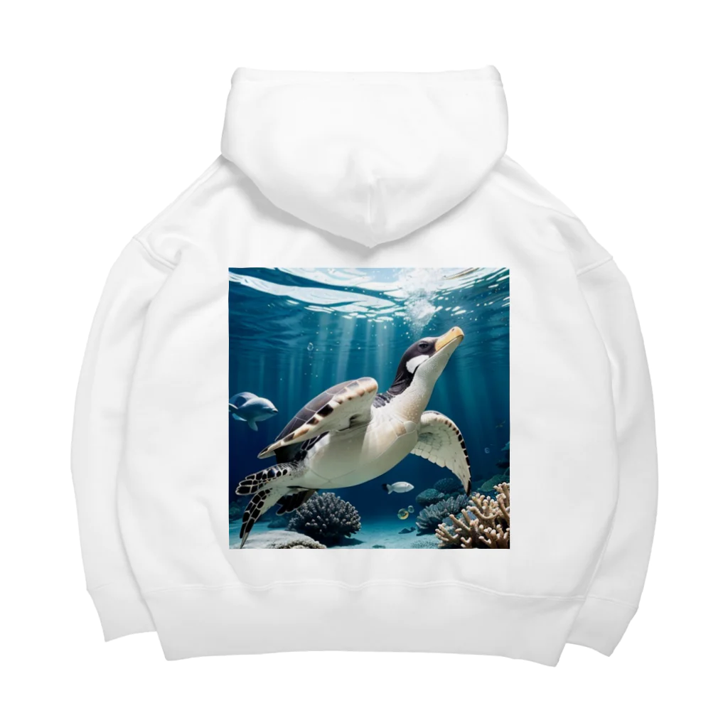 人魚の夢のペンガメ2 Big Hoodie