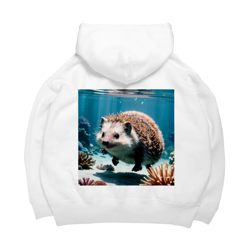 人魚の夢のサンゴハリネズミ Big Hoodie