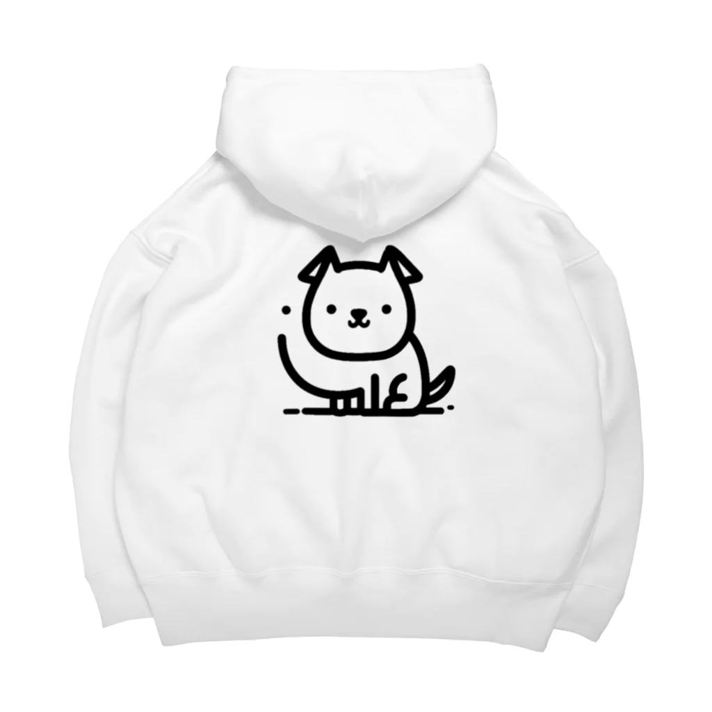 終わらない夢🌈のつぶらな瞳のわんこ🐾 Big Hoodie