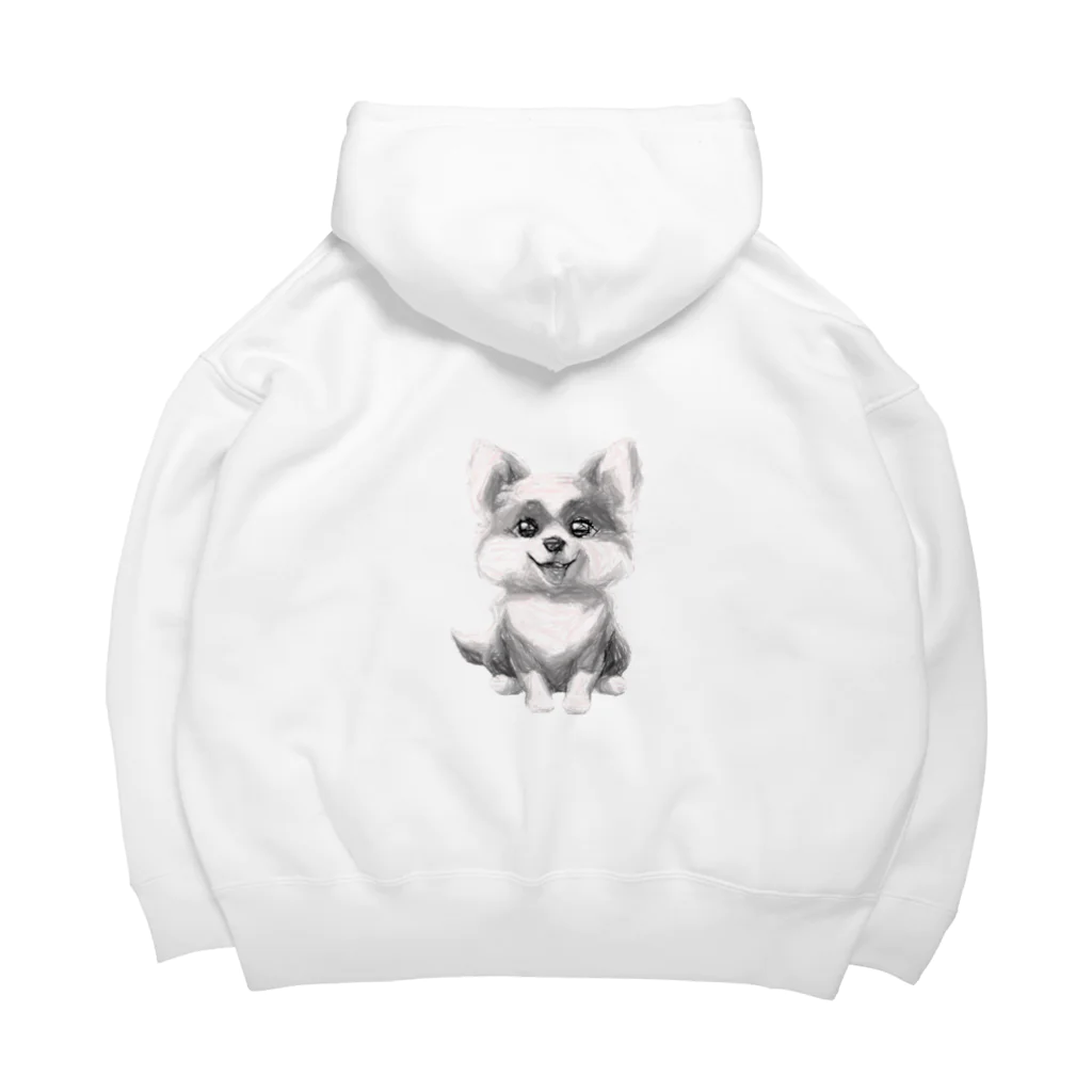 garireoの飼い主を待っている犬 Big Hoodie