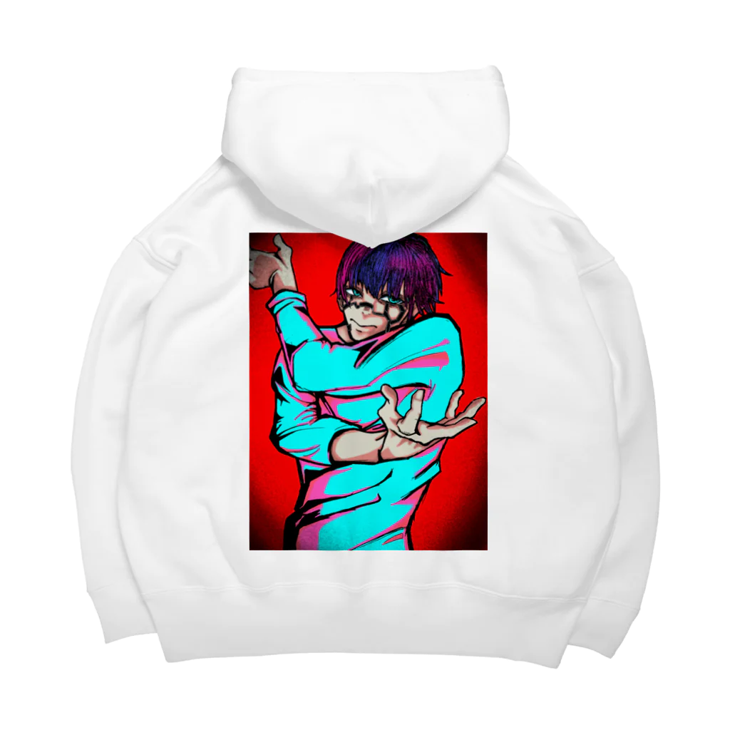 テラバイト店のドットくん Big Hoodie