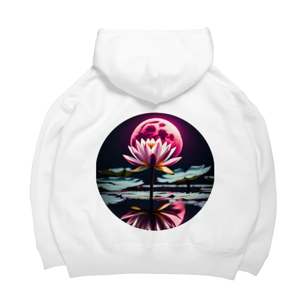 RetrowaveFlowerのRetrowaveFlower-睡蓮- Big Hoodie