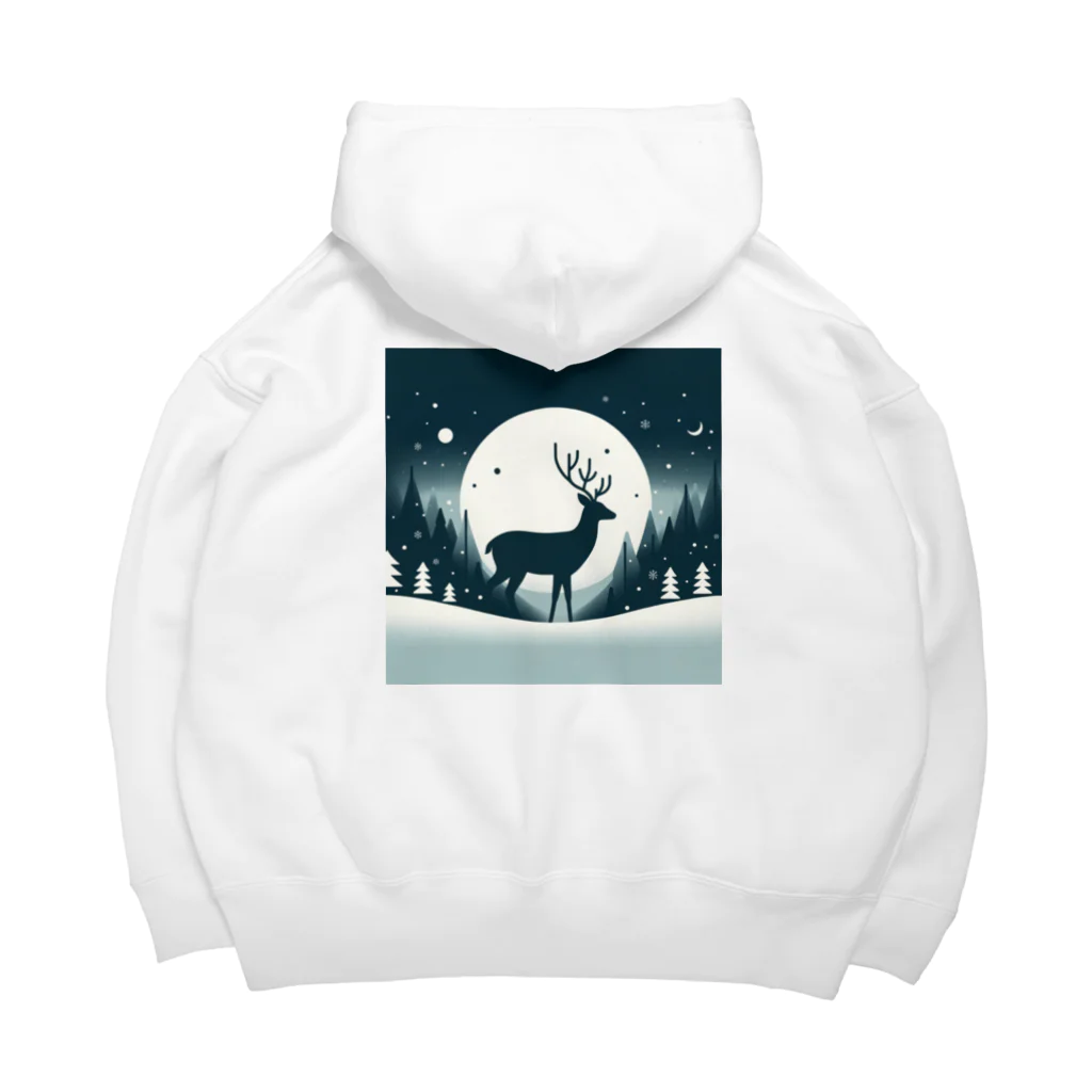 niko&PANDA shopの自由なトナカイ Big Hoodie