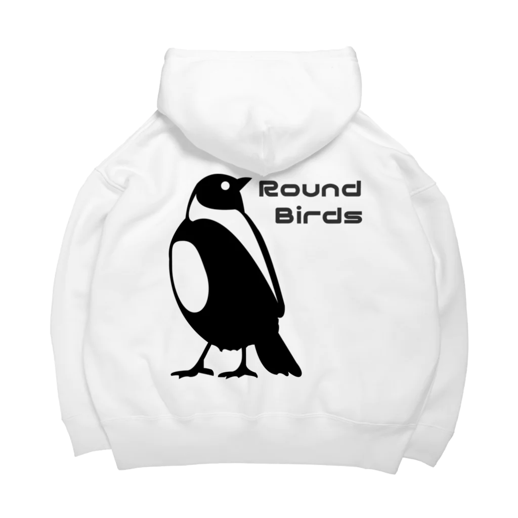 Round-BirdsのRound-Birds logo.ver ビッグシルエットパーカー