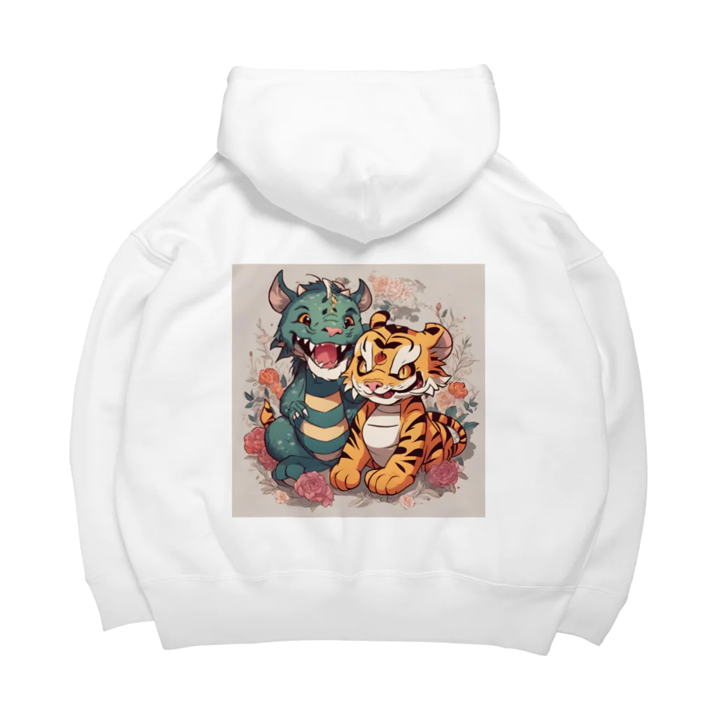 enryuu'sCLUBのPrettywithタイガー＆ドラゴン Big Hoodie