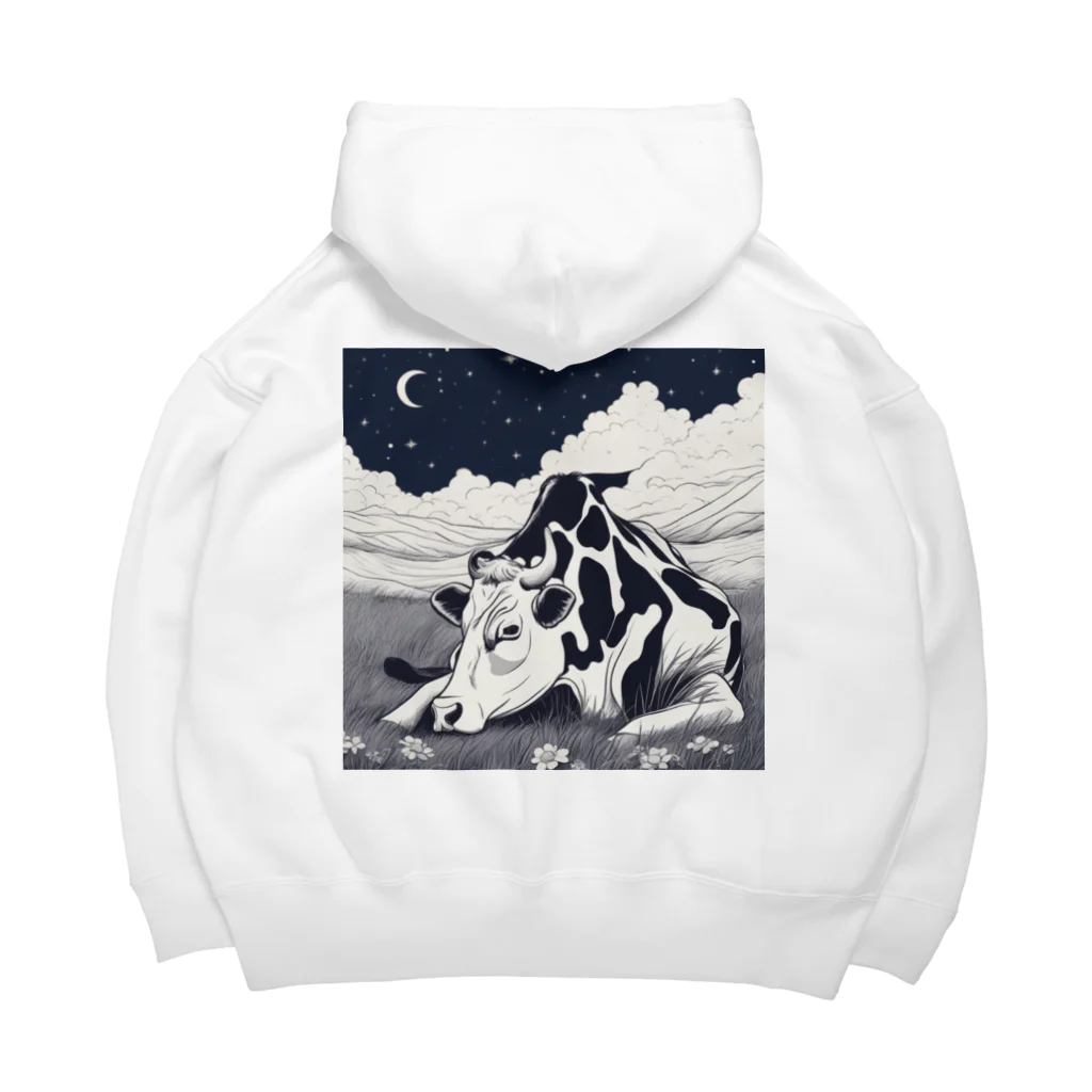 BullsForgerの牛ト夜空 Big Hoodie