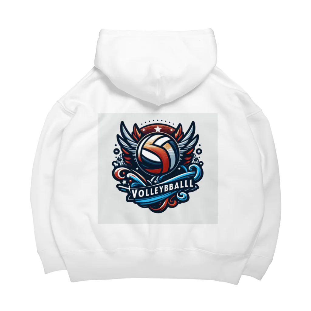 【volleyball online】のLINEスタンプ風 Big Hoodie