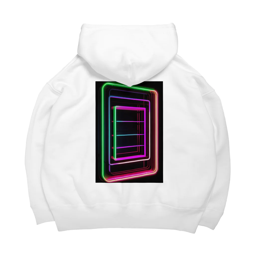 Association Against Mirroring SelfiesのAbstract_Neonsign Big Hoodie