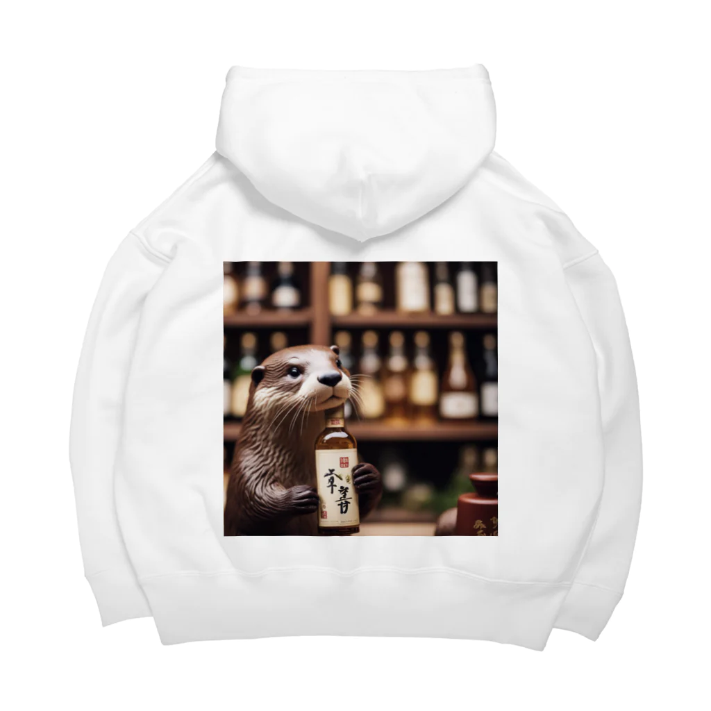 「動物ミリ屋」のカワウソのパーくん Big Hoodie