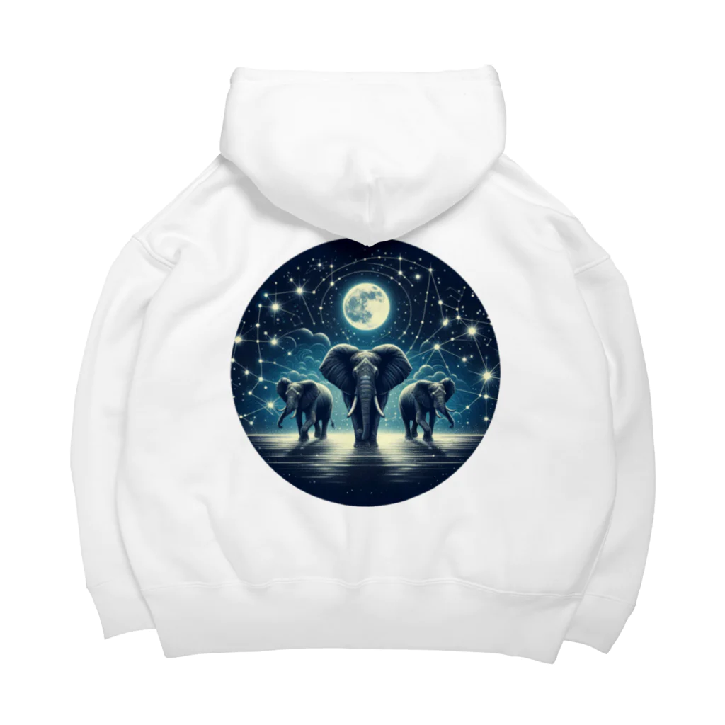 FUMYのNight  Elephant Symphonic Big Hoodie