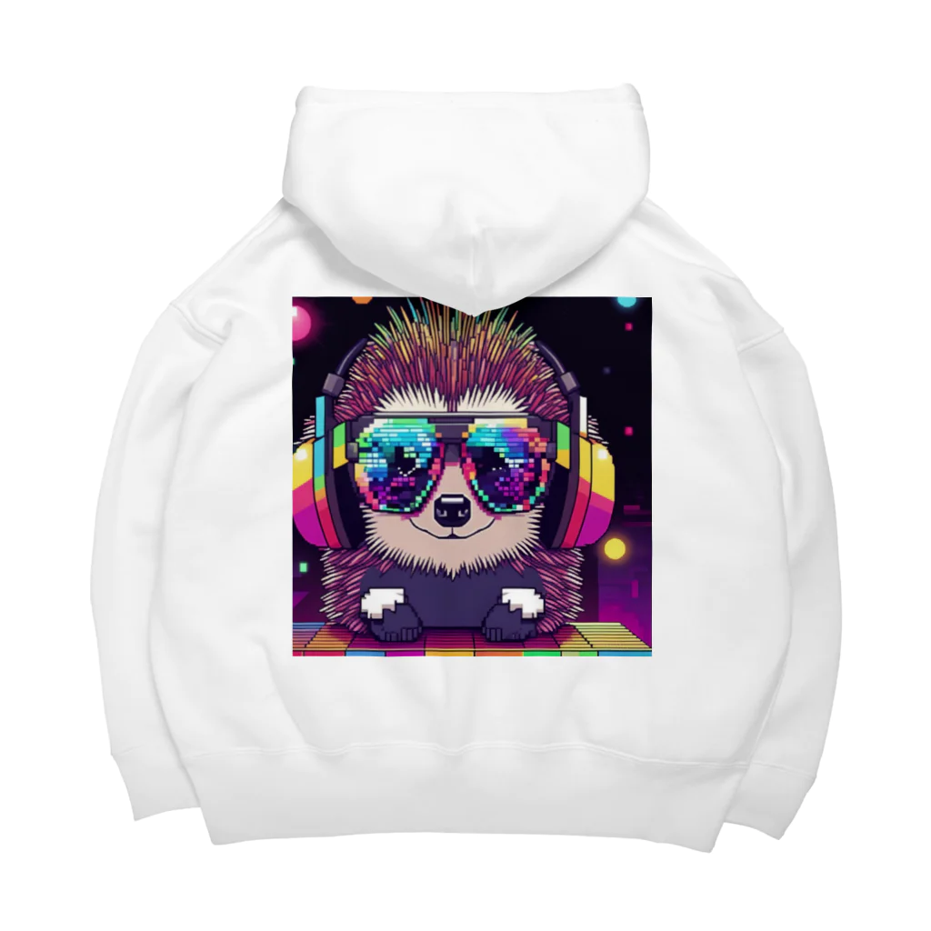 yu-tata-yuのアゲ上げ！DJハリネズミくん Big Hoodie